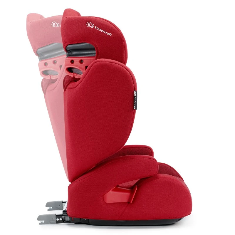 Столче за кола KinderKraft Xpand 15-36 кг, Isofix, Червено